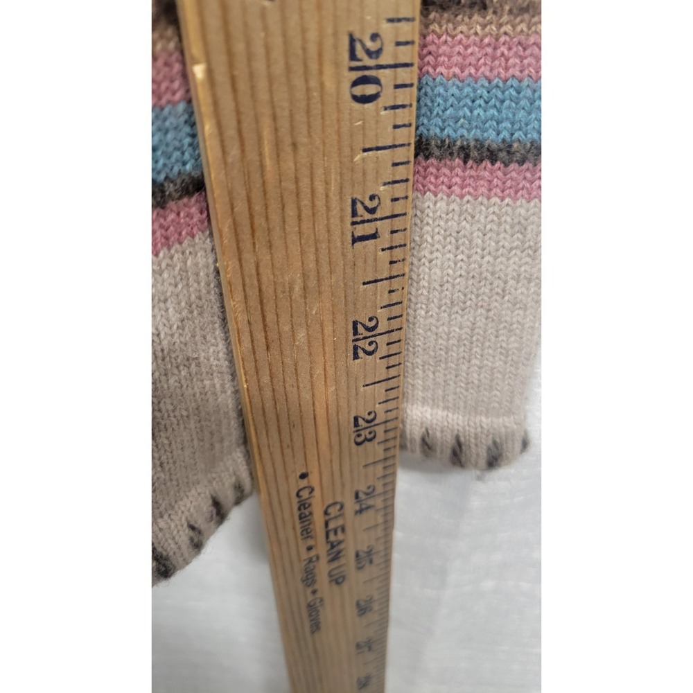 Vintage Charter Club Womans Striped Wool Cotton Long Sleeve Sweater Gilmore Girl - Picture 6 of 8